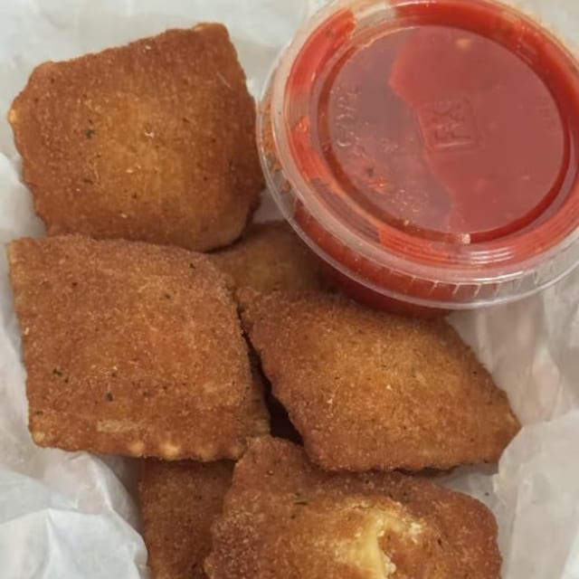 Fried Cheese Ravioli.
