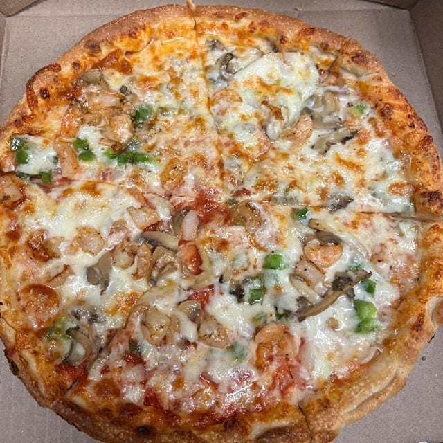 Shrimp Pizza.